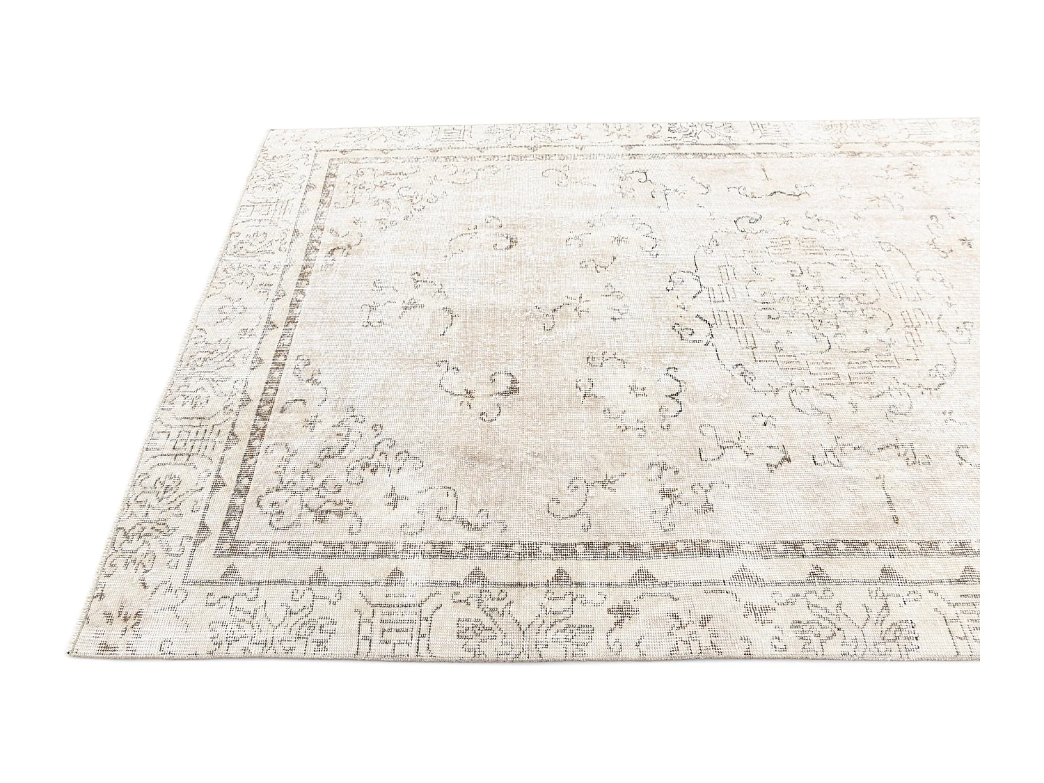 Tapis de laine 155x272 beige Ultra Vintage