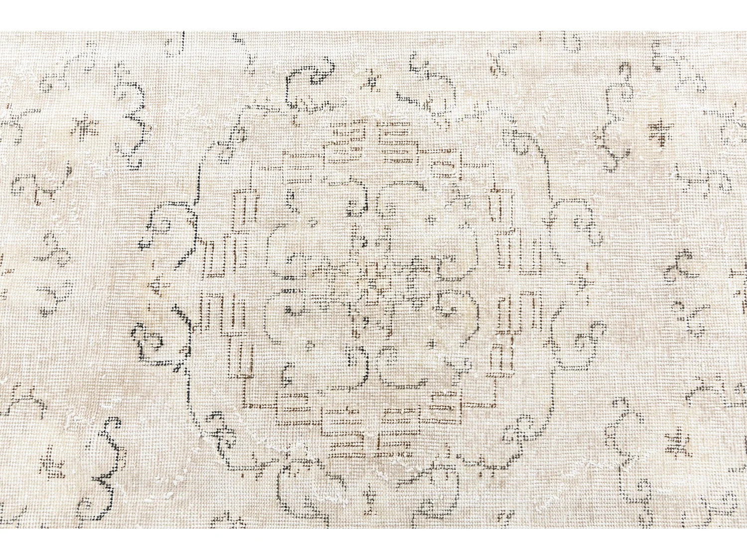 Tapis de laine 155x272 beige Ultra Vintage