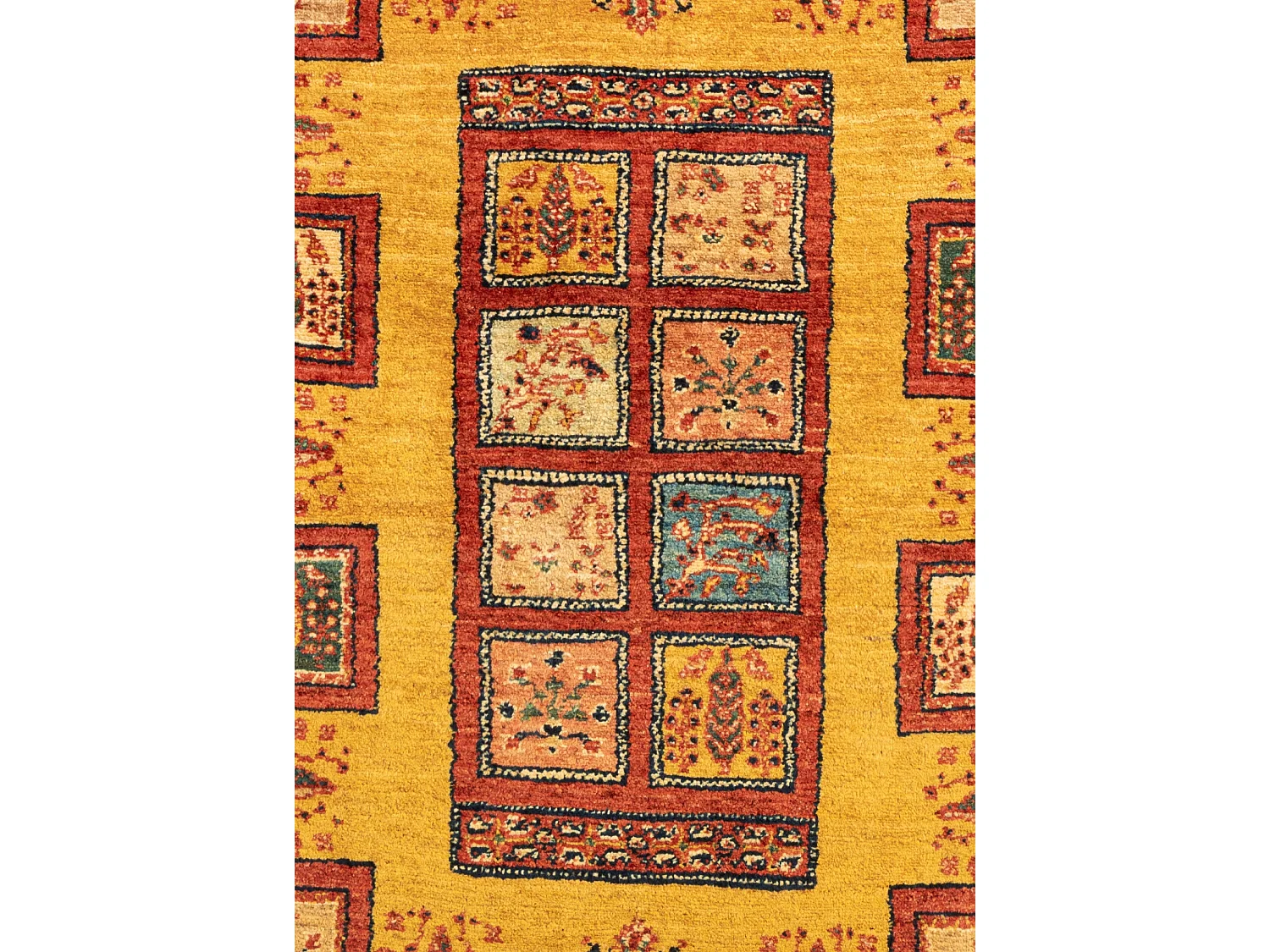 Tapis de laine 100x159 rouge Kashkuli