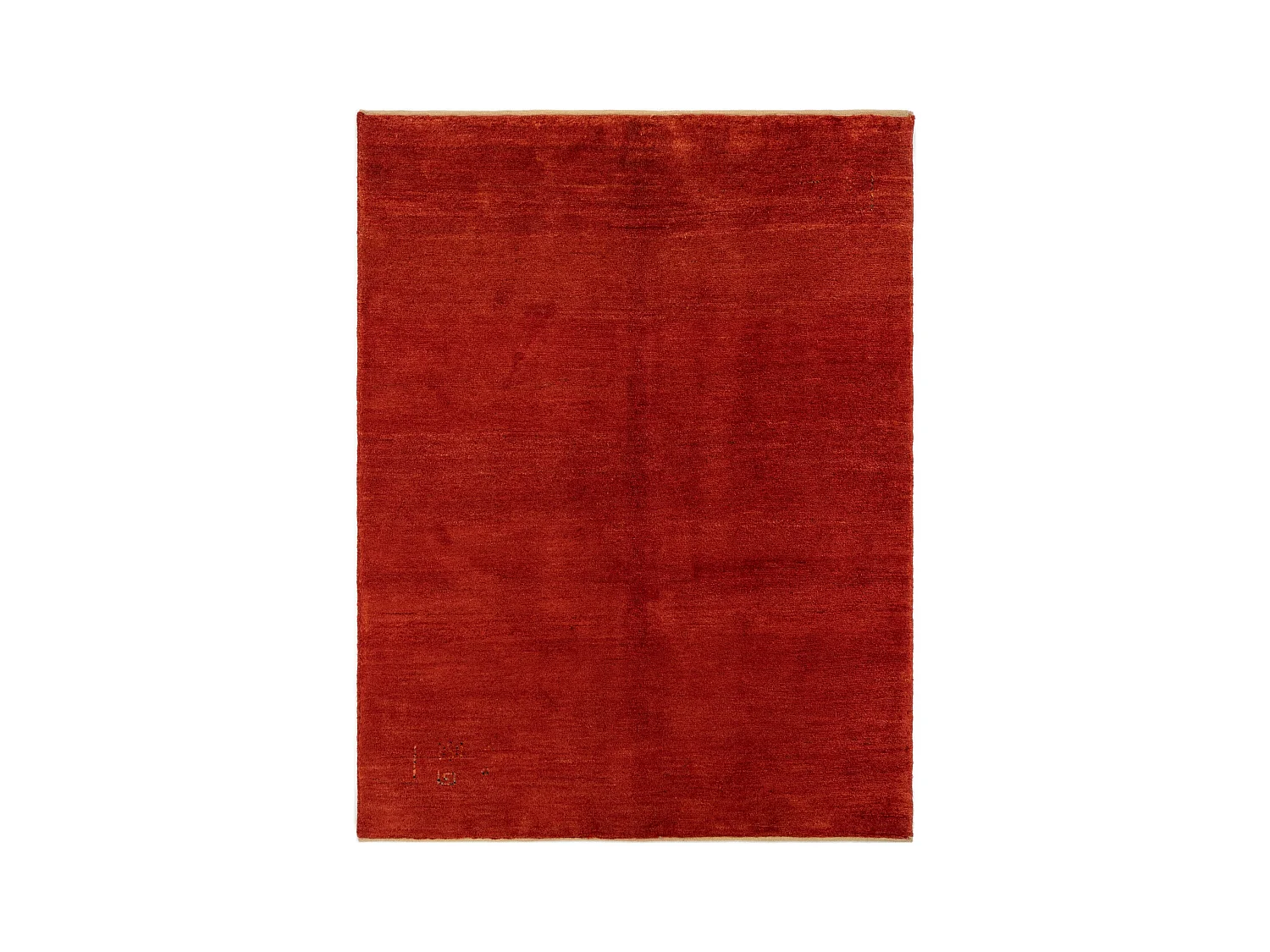 Tappeto in lana 155x204 rosso Gabbeh