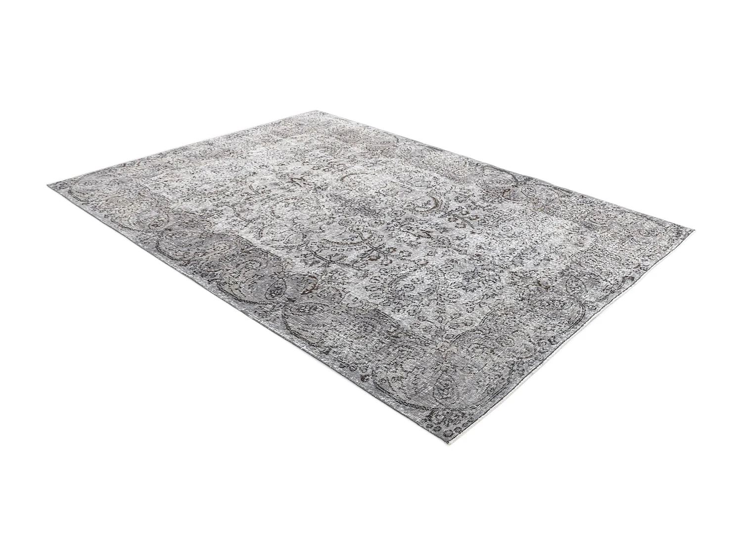Tapis de laine 165x259 gris Ultra Vintage