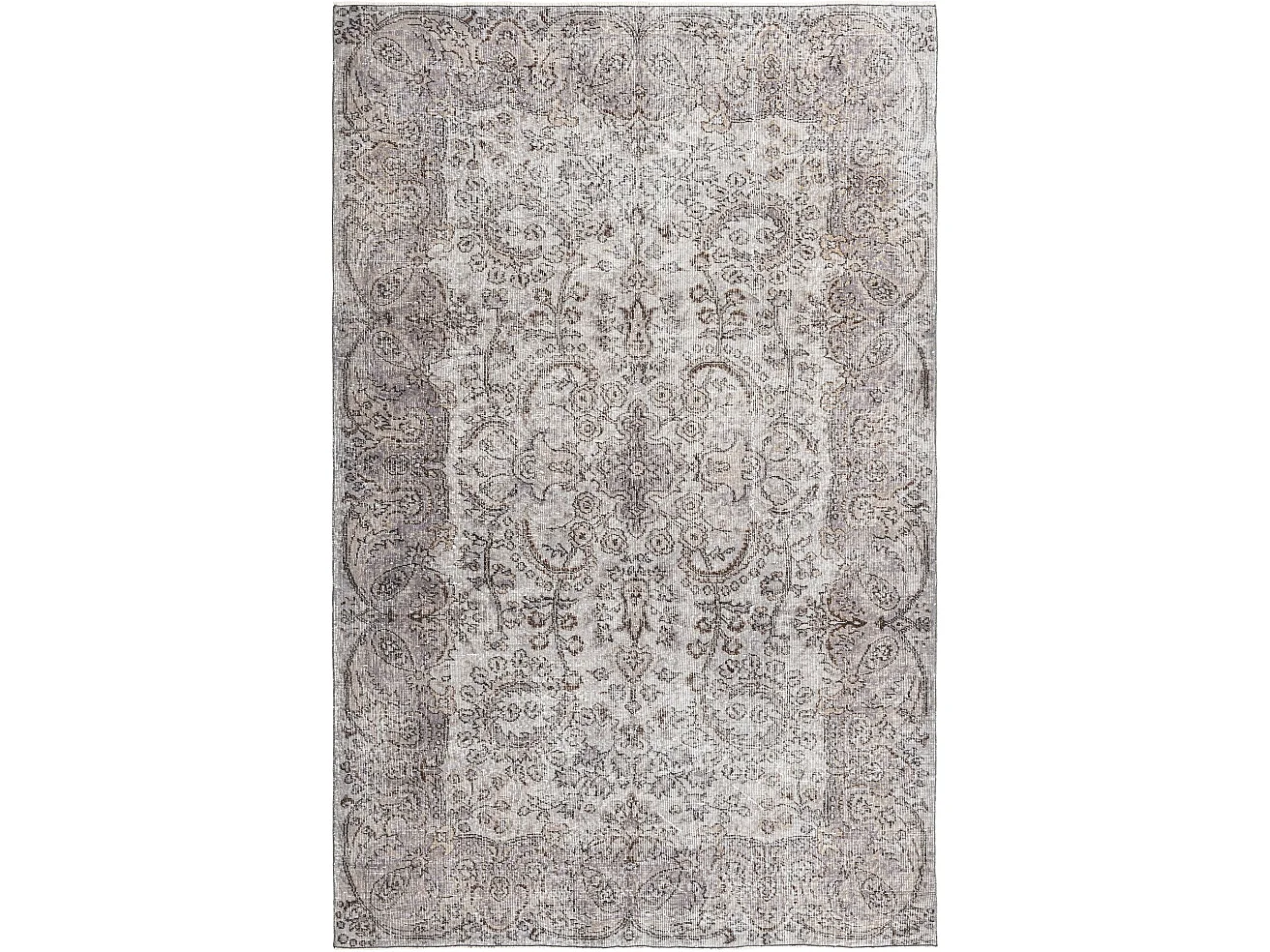 Tapis de laine 165x259 gris Ultra Vintage
