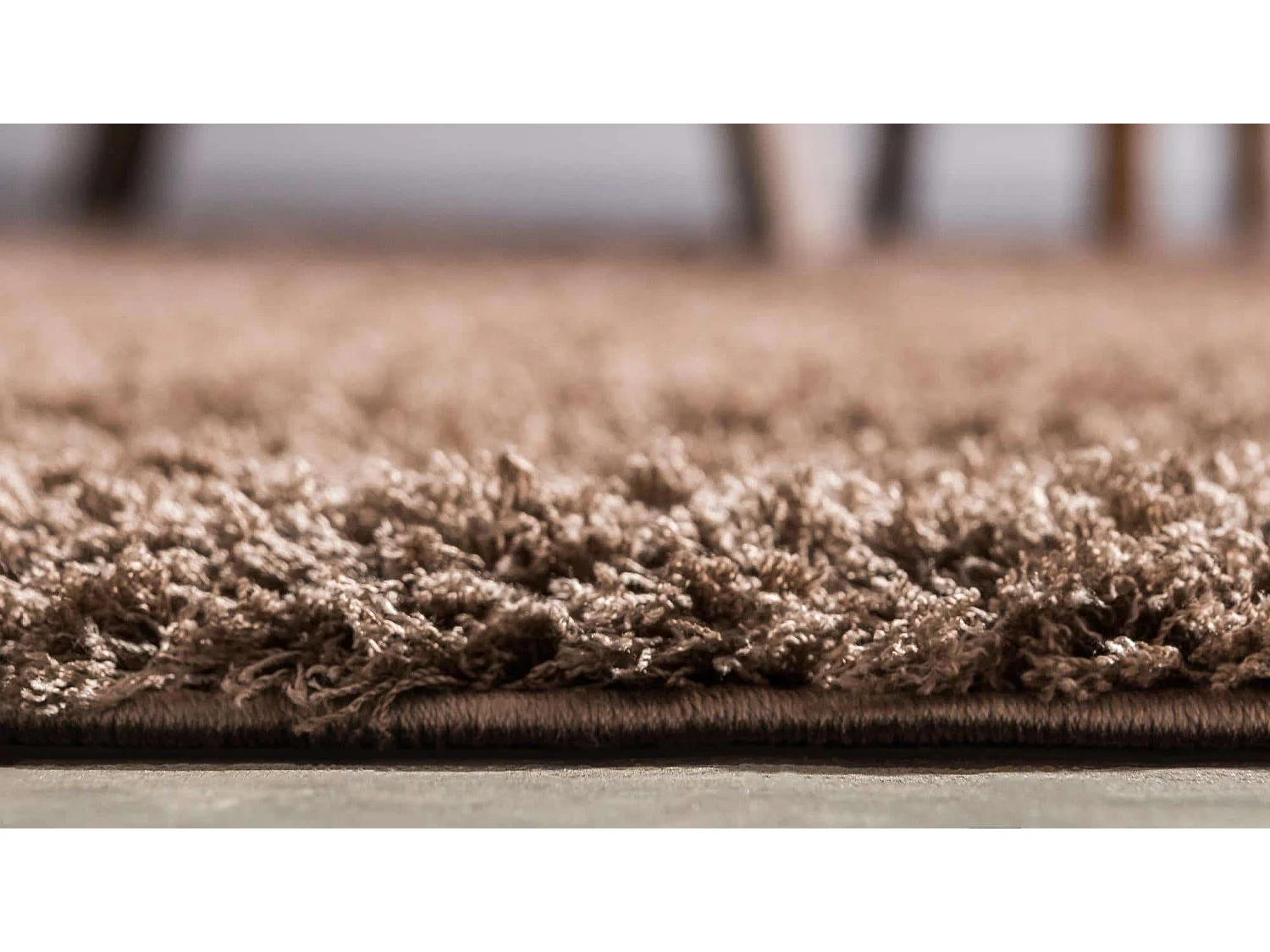 Tapis shaggy 160x245 brun Luzern