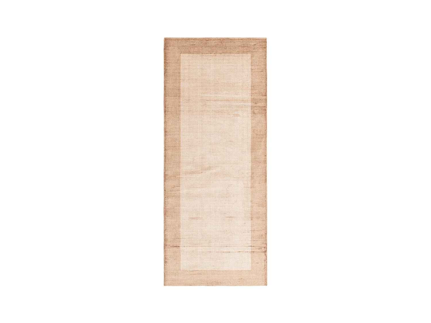 Tapis de couloir en laine 81x201 brun Darya