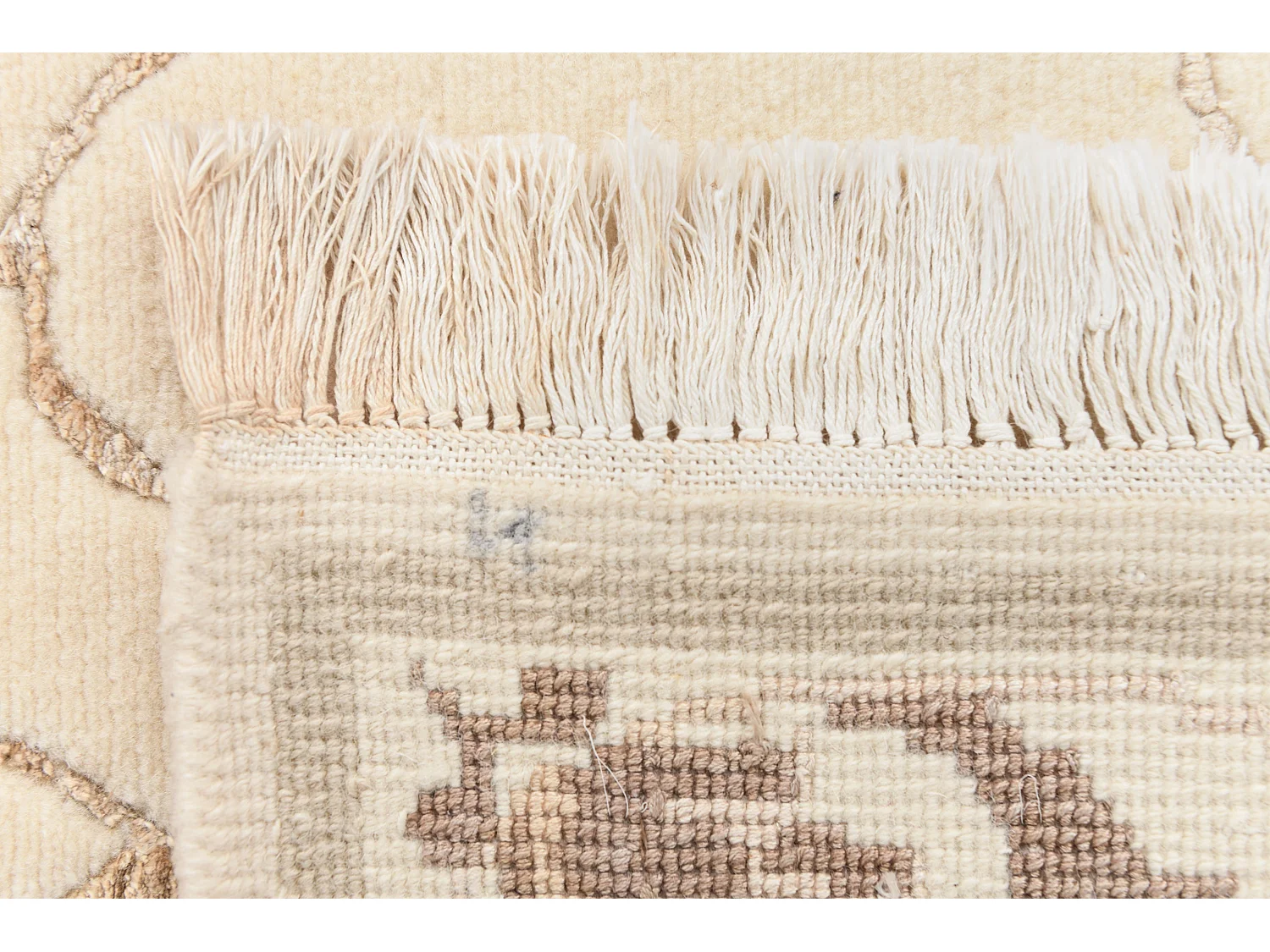 Tapis de couloir en laine 79x300 beige Darya