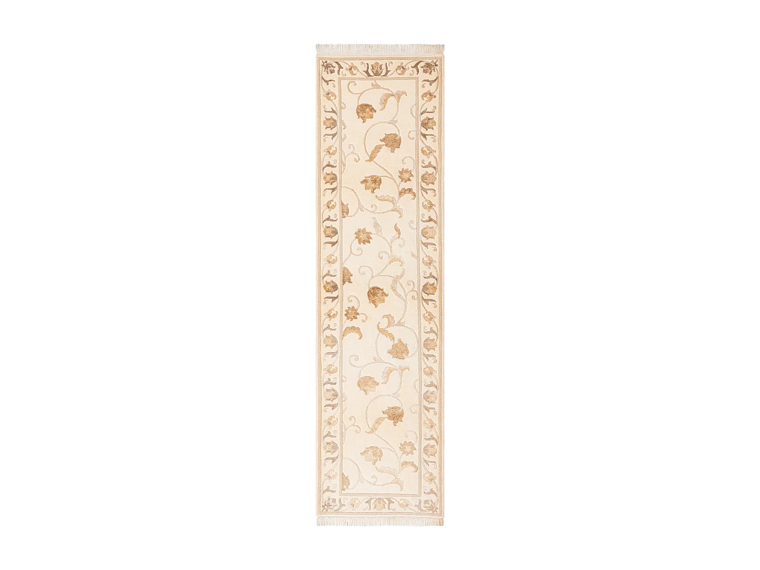 Tapis de couloir en laine 79x300 beige Darya