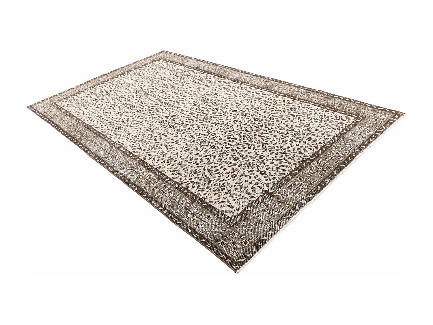 Tappeto in lana 155x264 marrone Ultra Vintage