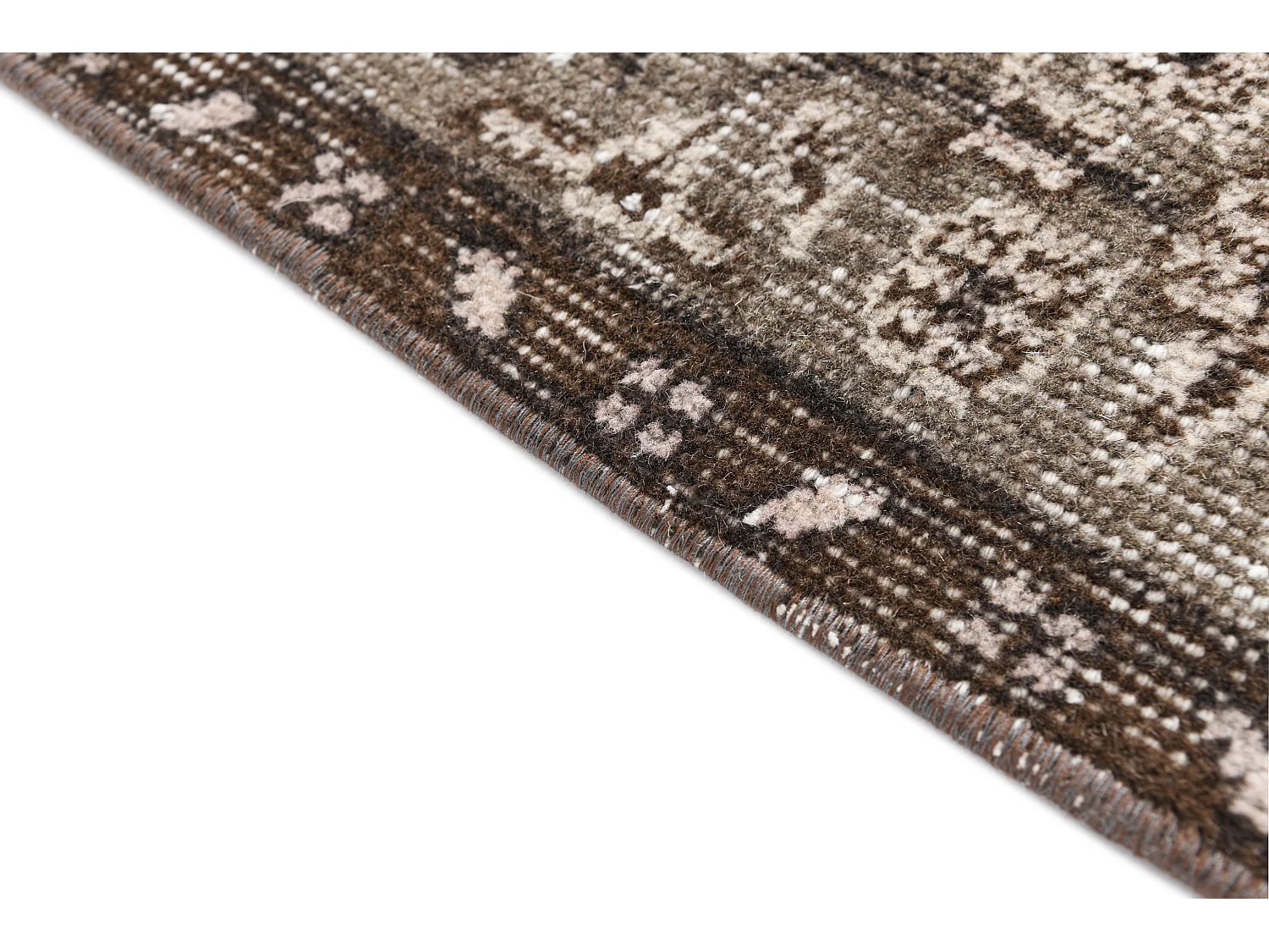 Tappeto in lana 155x264 marrone Ultra Vintage