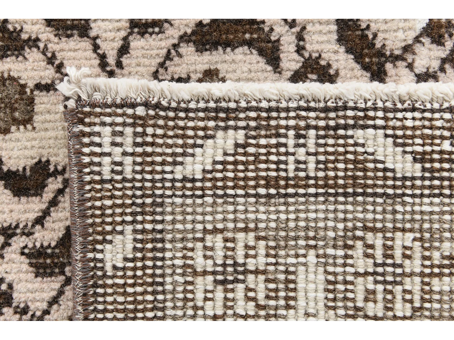 Tappeto in lana 155x264 marrone Ultra Vintage