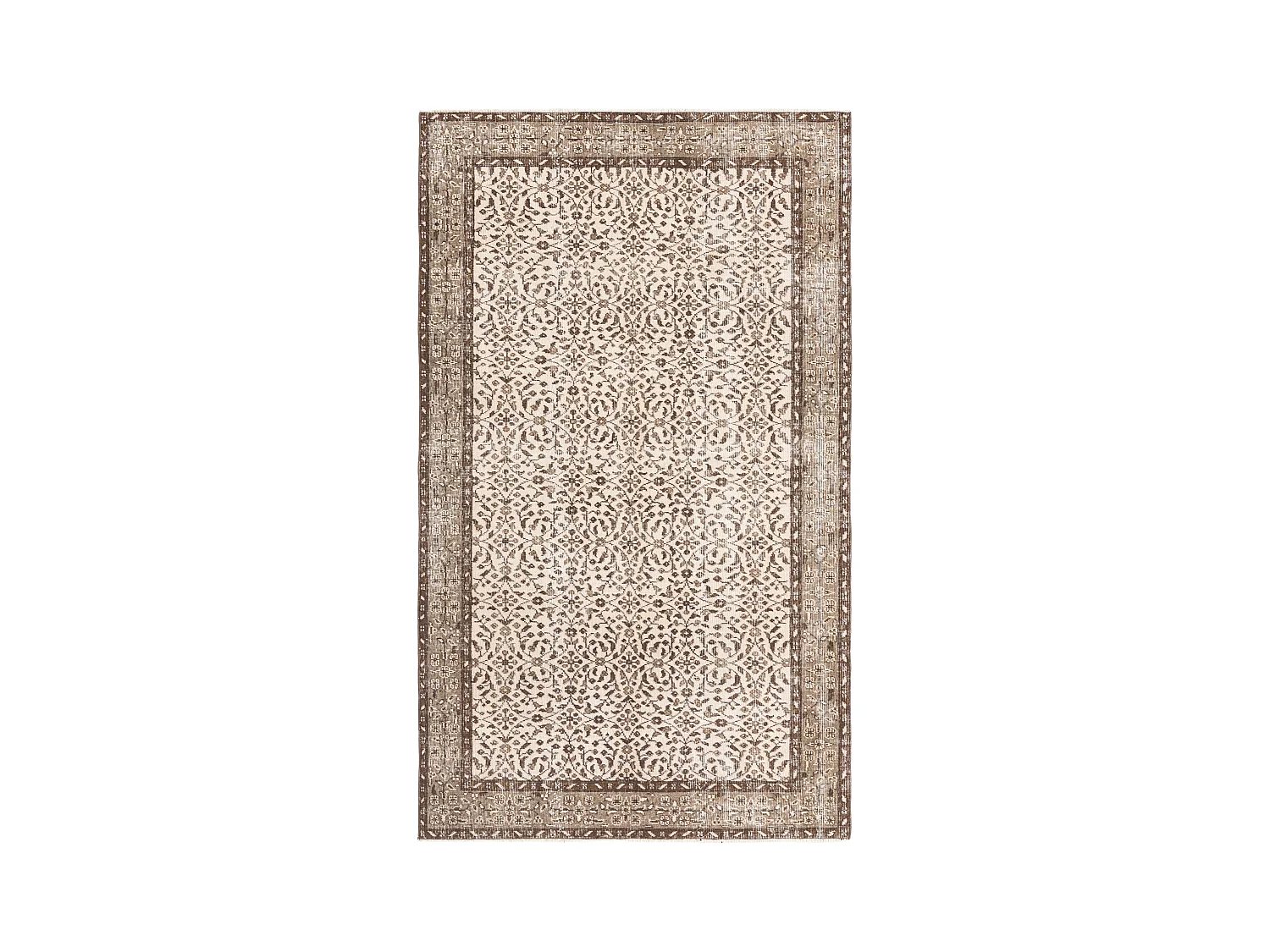 Tappeto in lana 155x264 marrone Ultra Vintage