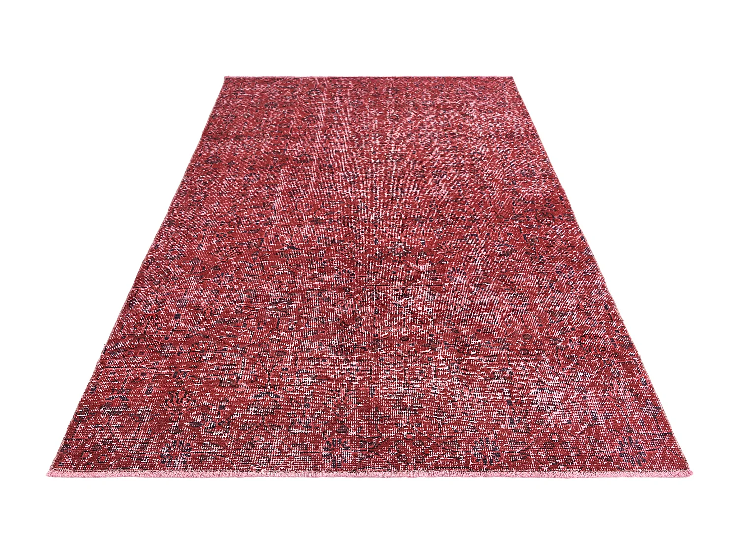 Tapis de laine 145x231 rouge Ultra Vintage