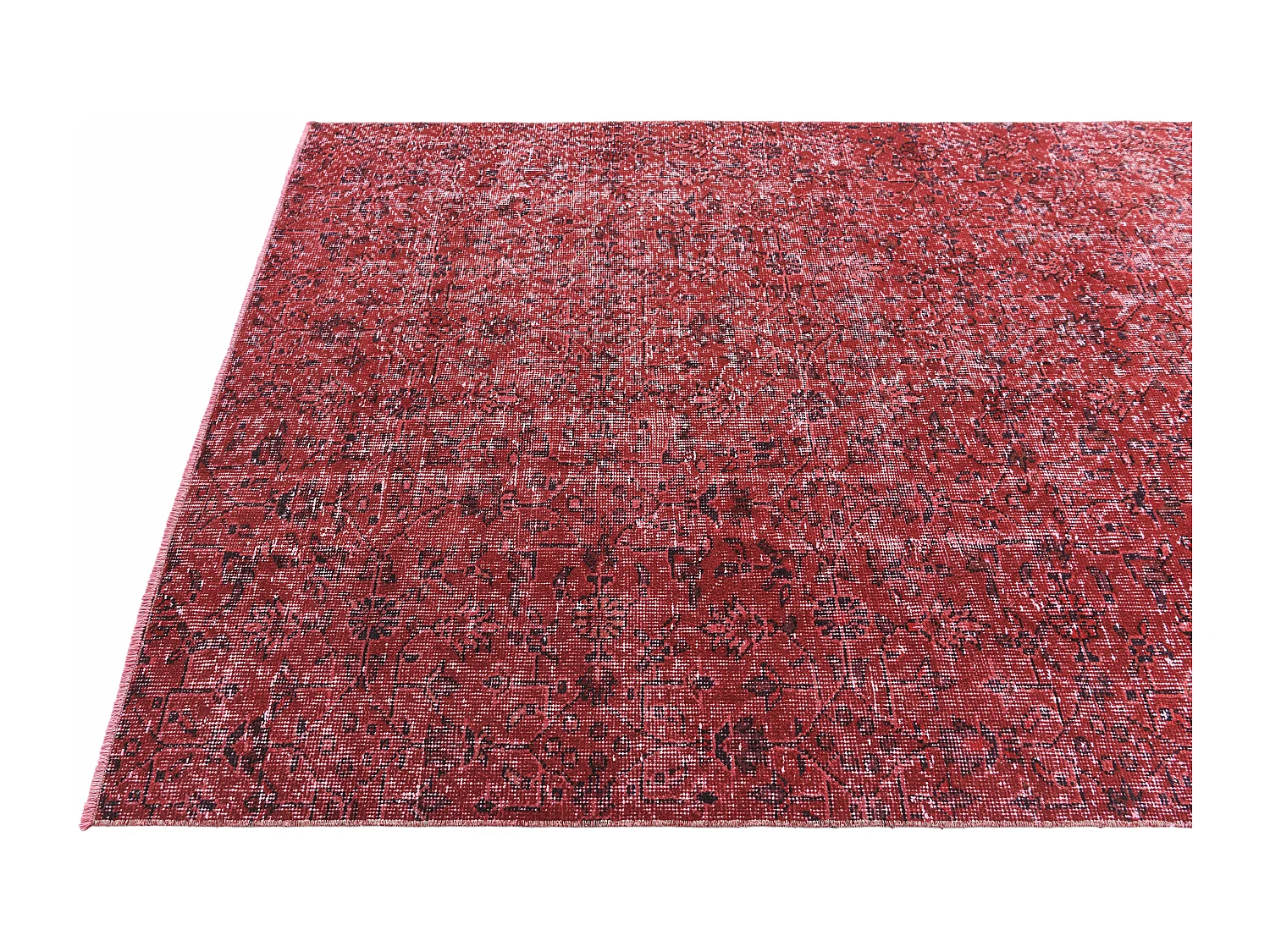 Tapis de laine 145x231 rouge Ultra Vintage