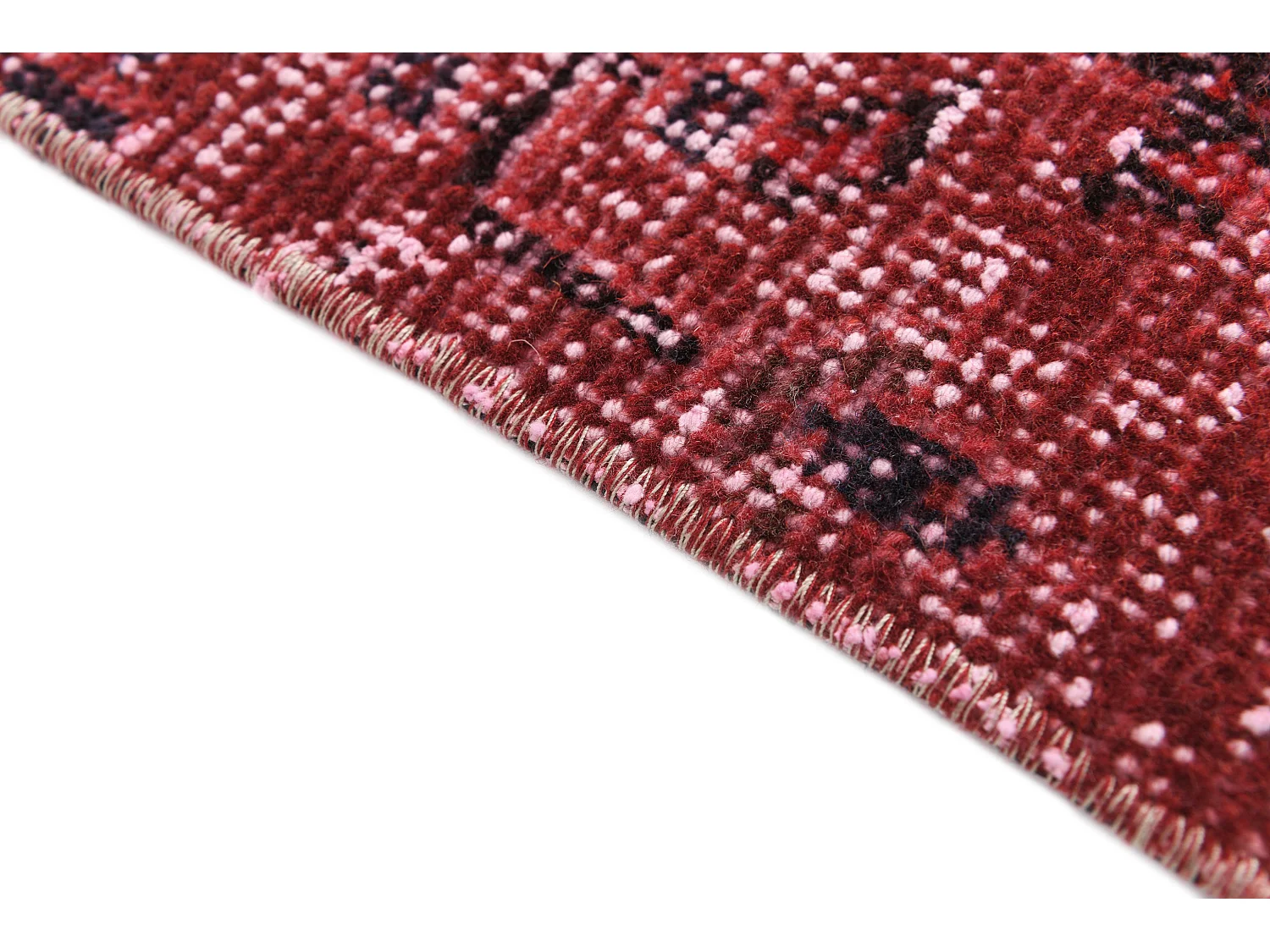 Tapis de laine 145x231 rouge Ultra Vintage