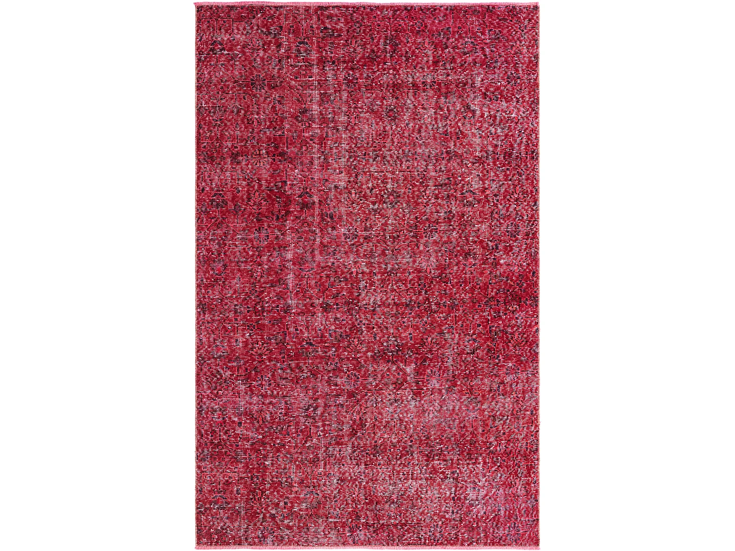 Tapis de laine 145x231 rouge Ultra Vintage