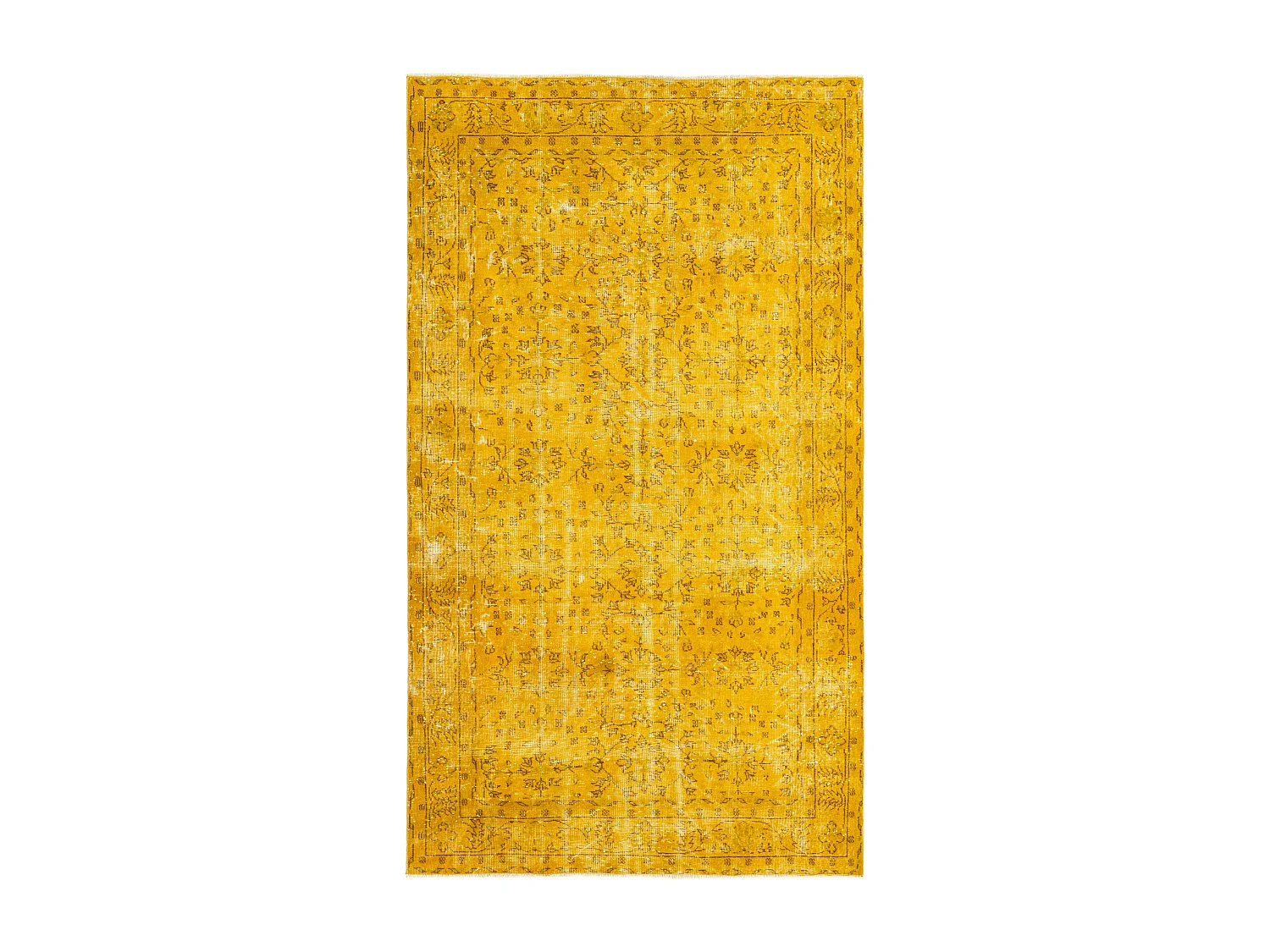 Tapis de laine 157x277 jaune Ultra Vintage
