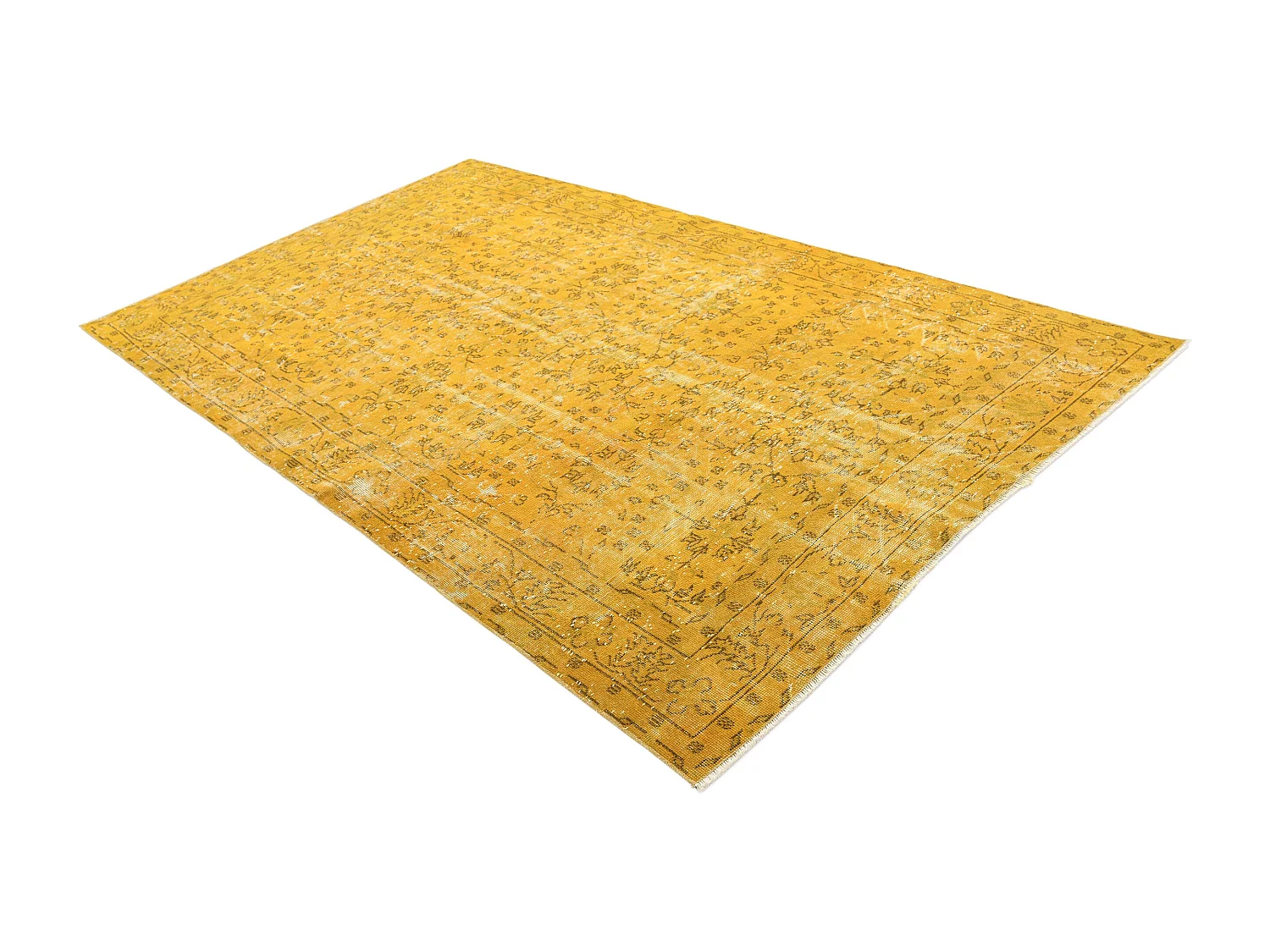 Tapis de laine 157x277 jaune Ultra Vintage