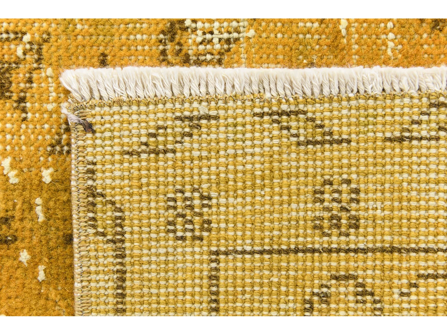 Tapis de laine 157x277 jaune Ultra Vintage