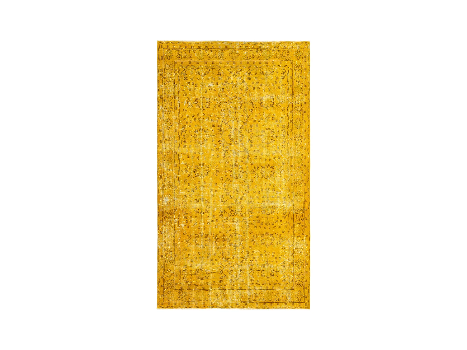 Tapis de laine 157x277 jaune Ultra Vintage
