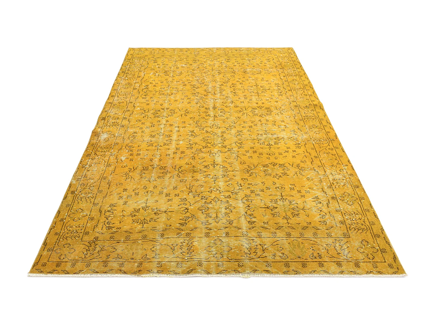 Tapis de laine 157x277 jaune Ultra Vintage