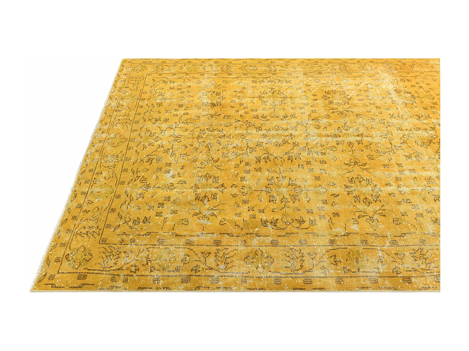 Tapis de laine 157x277 jaune Ultra Vintage