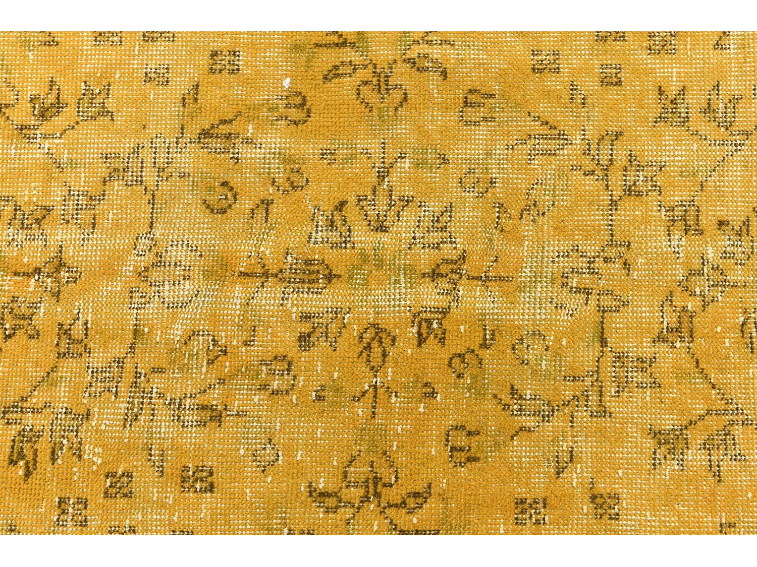 Tapis de laine 157x277 jaune Ultra Vintage