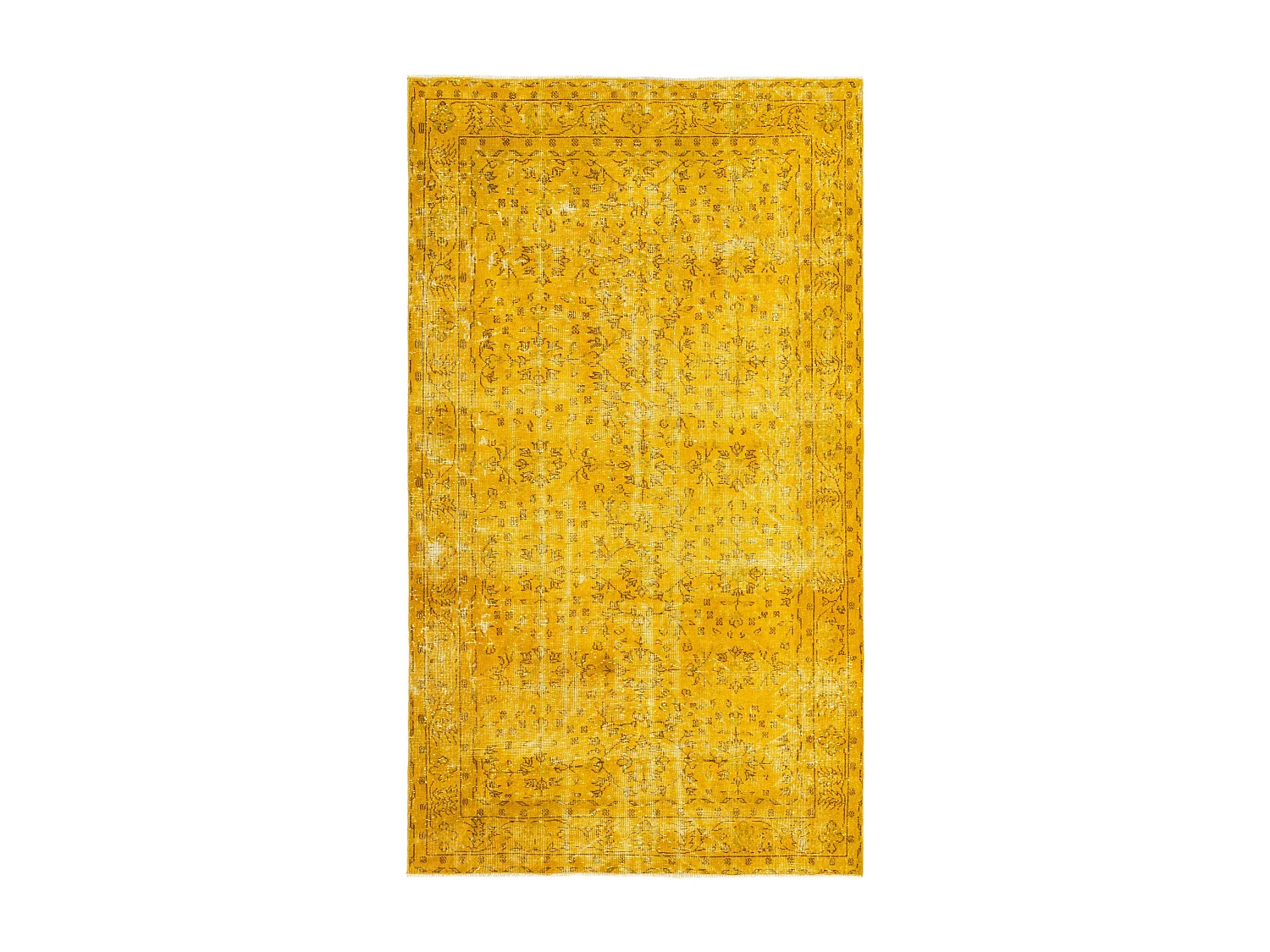 Tapis de laine 157x277 jaune Ultra Vintage