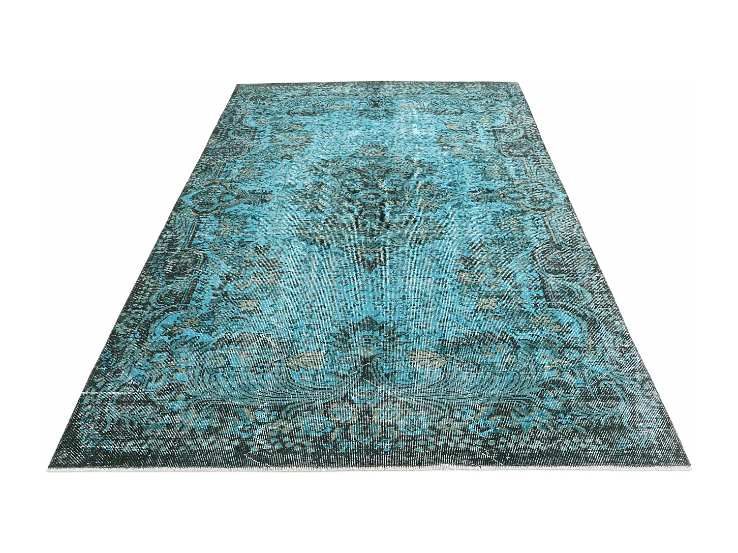 Tapis de laine 168x272 turquoise Ultra Vintage