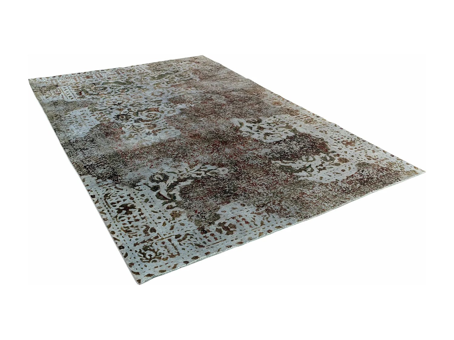 Tapis de laine 191x295 gris Vintage Royal