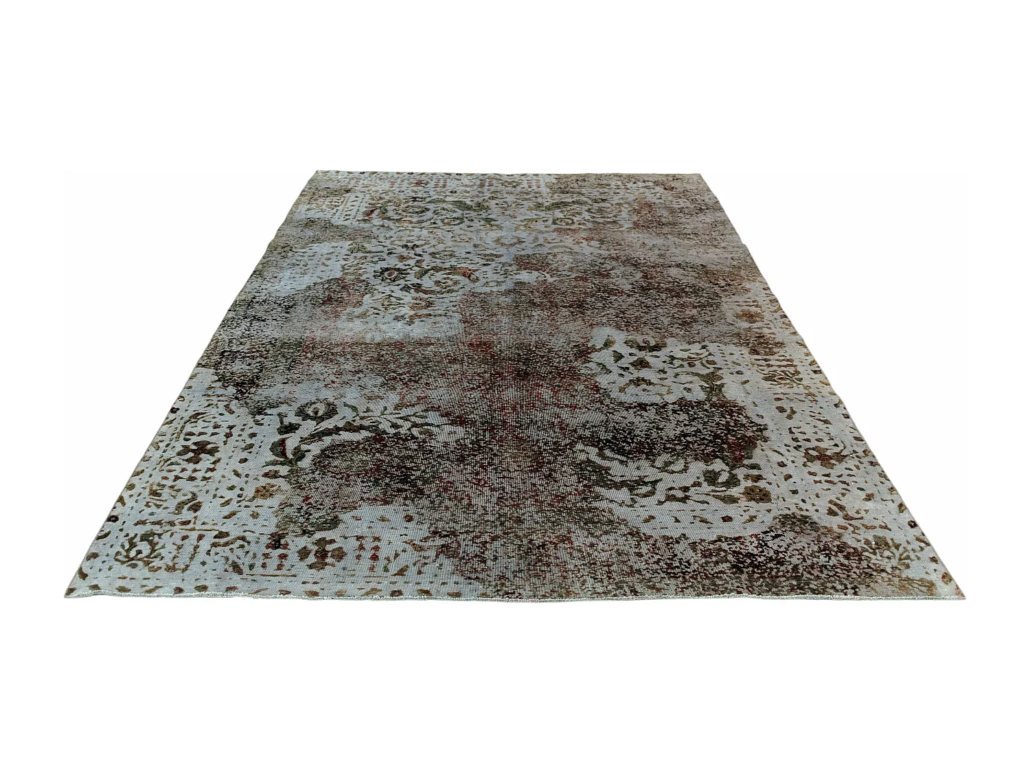 Tapis de laine 191x295 gris Vintage Royal
