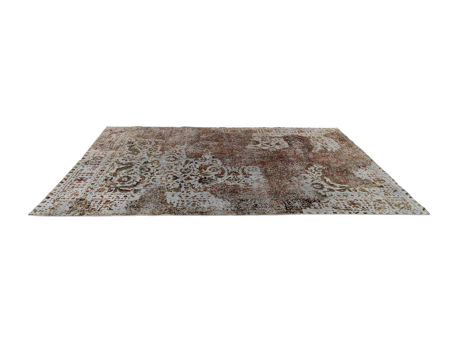 Tapis de laine 191x295 gris Vintage Royal