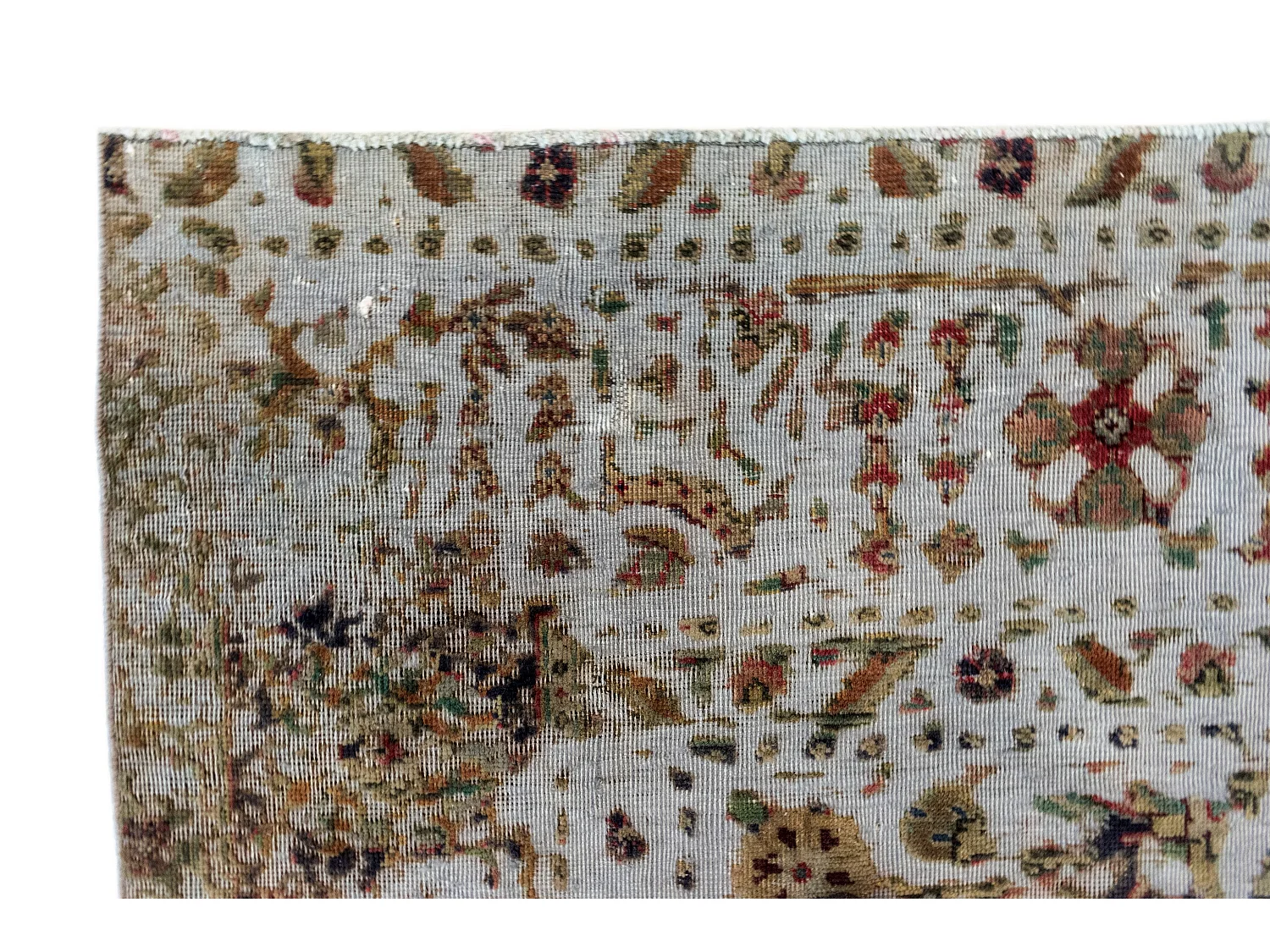 Tapis de laine 191x295 gris Vintage Royal