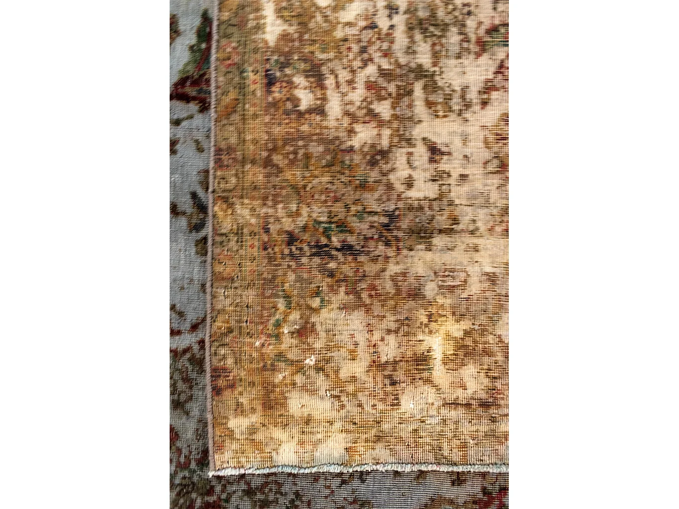 Tapis de laine 191x295 gris Vintage Royal