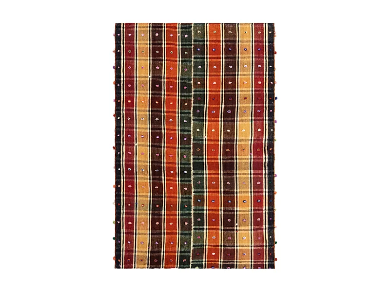 Wollteppich 143x223 Rot Jajim