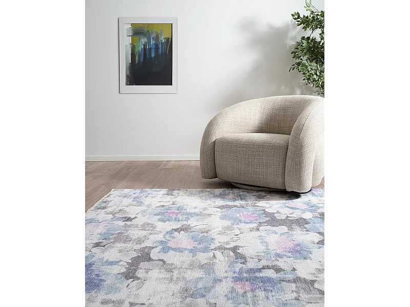 Tapijt 245x160 Grijs Kriens Blossom