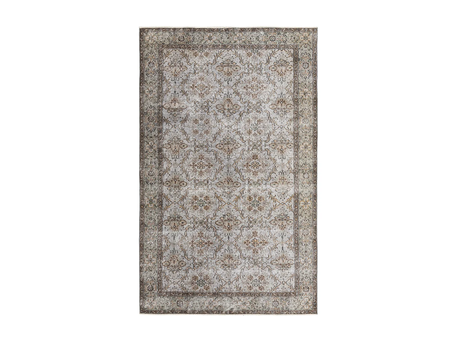 Tapis de laine 173x279 gris Ultra Vintage