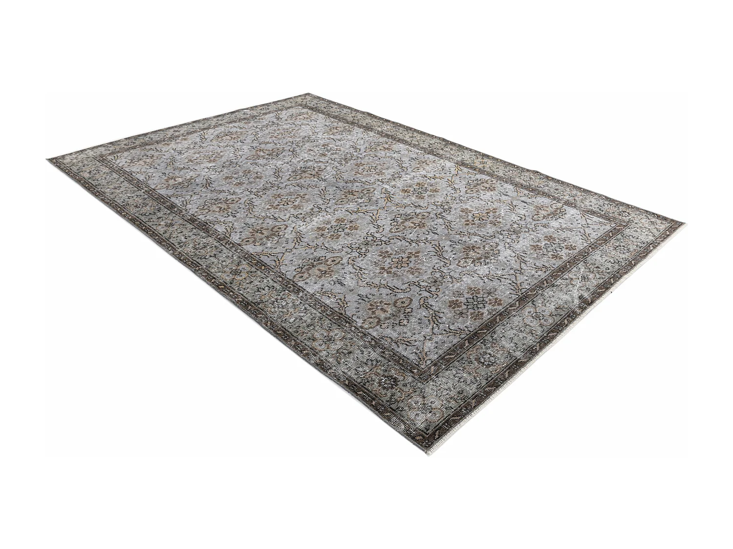 Tapis de laine 173x279 gris Ultra Vintage