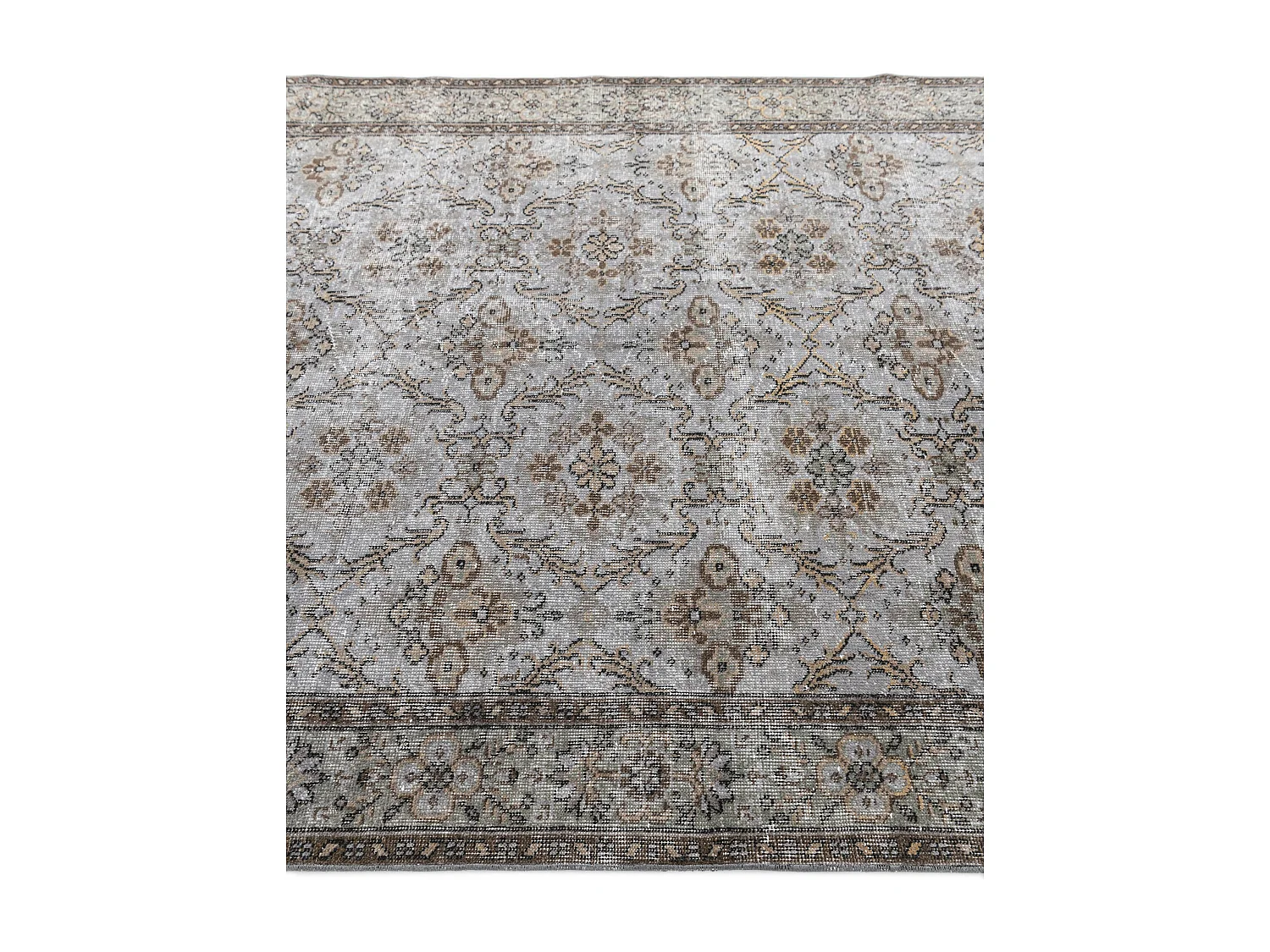 Tapis de laine 173x279 gris Ultra Vintage