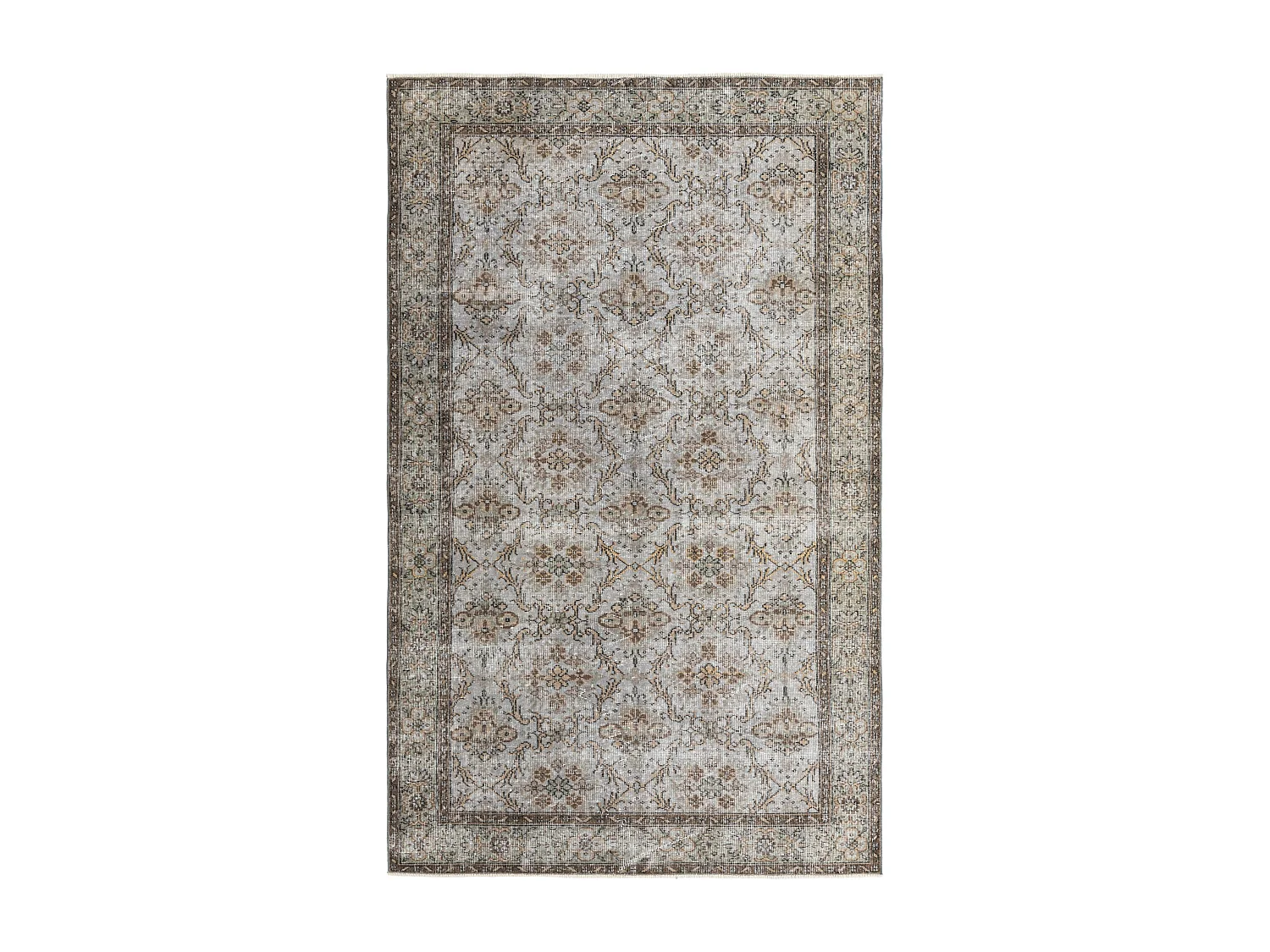Tapis de laine 173x279 gris Ultra Vintage