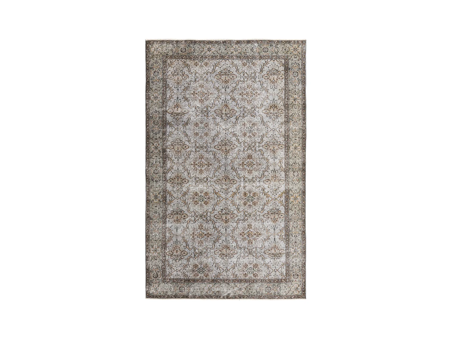 Tapis de laine 173x279 gris Ultra Vintage