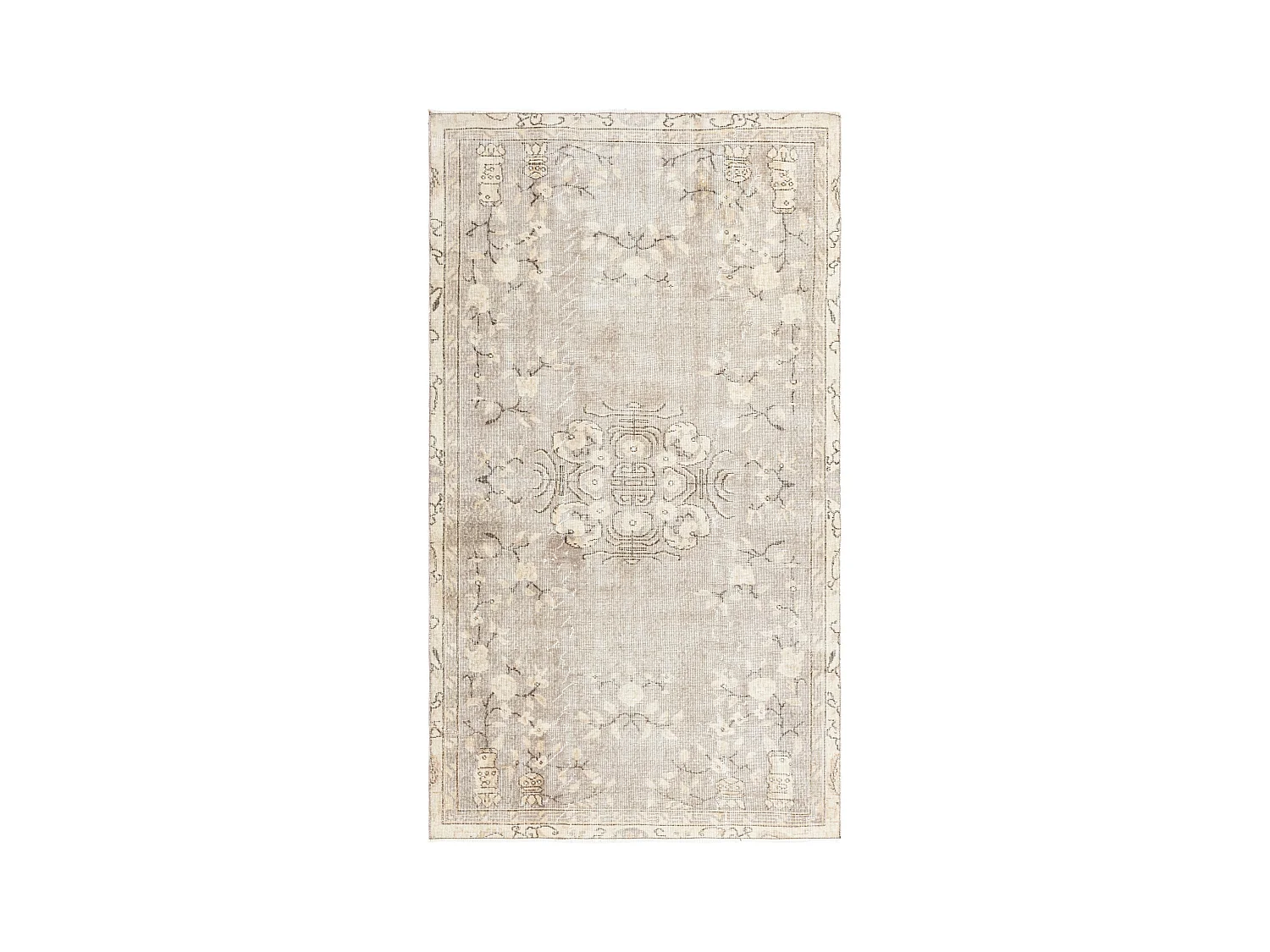 Tapis de laine 135x236 brun Ultra Vintage