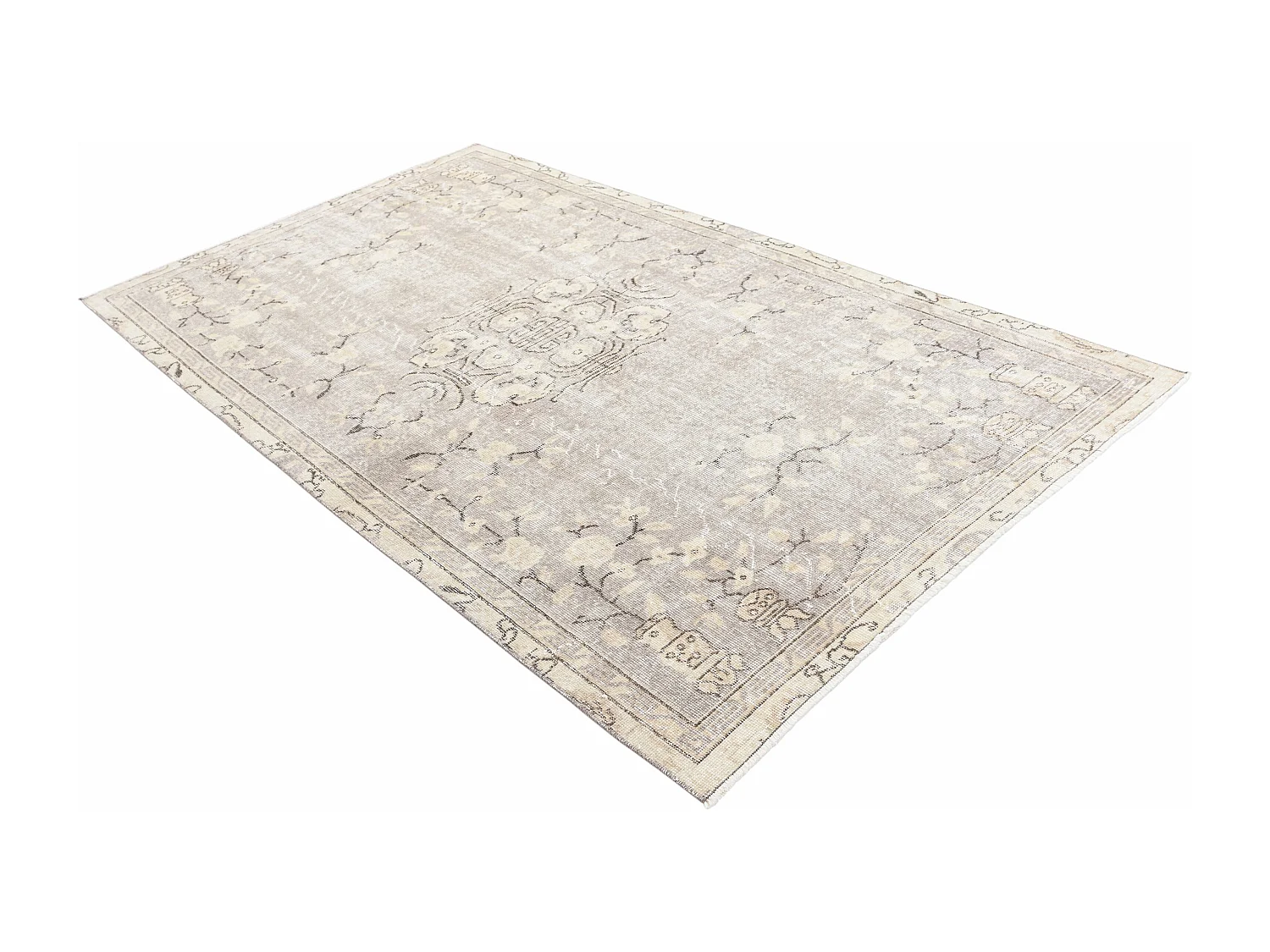 Tapis de laine 135x236 brun Ultra Vintage