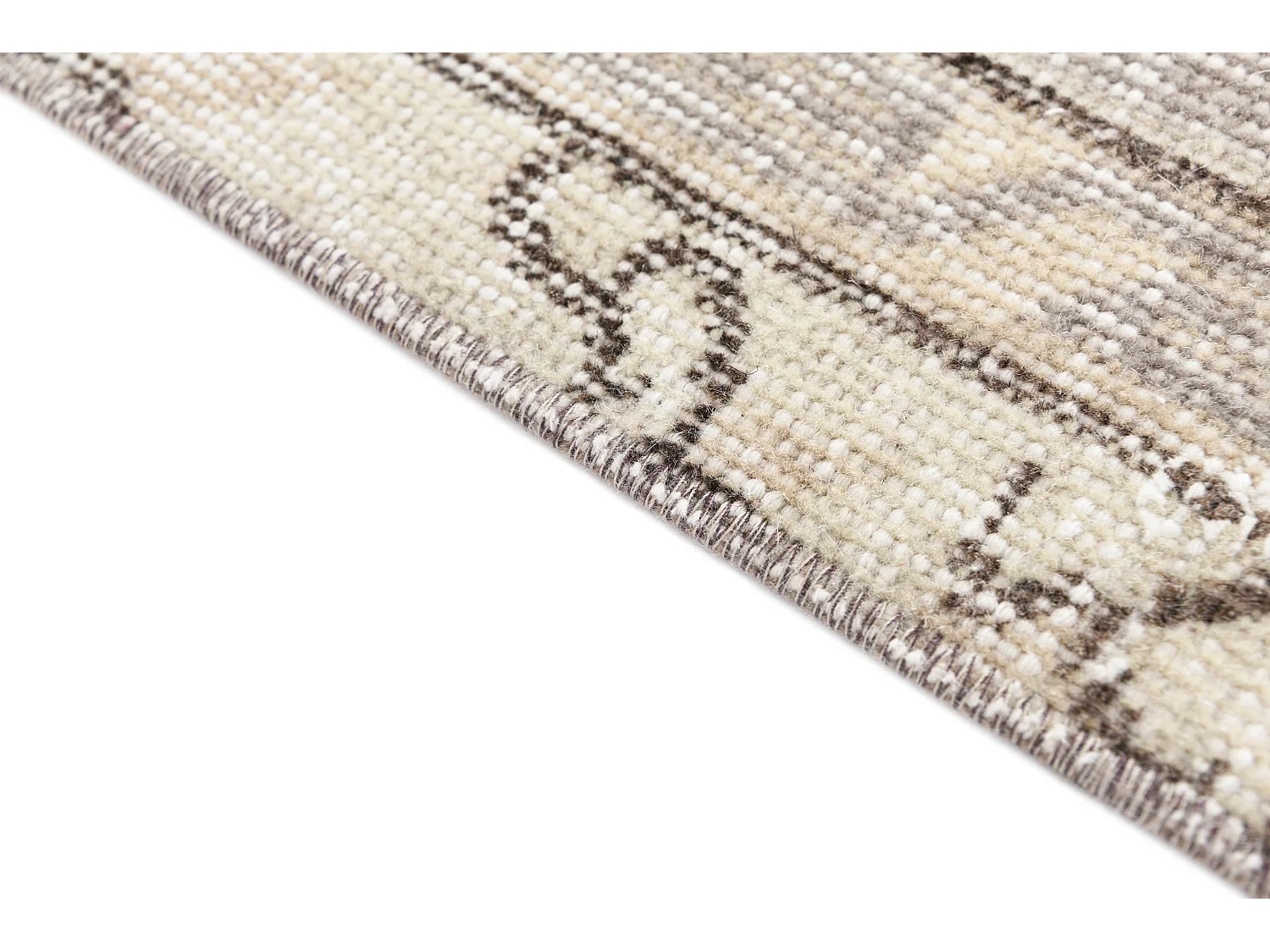 Tapis de laine 135x236 brun Ultra Vintage