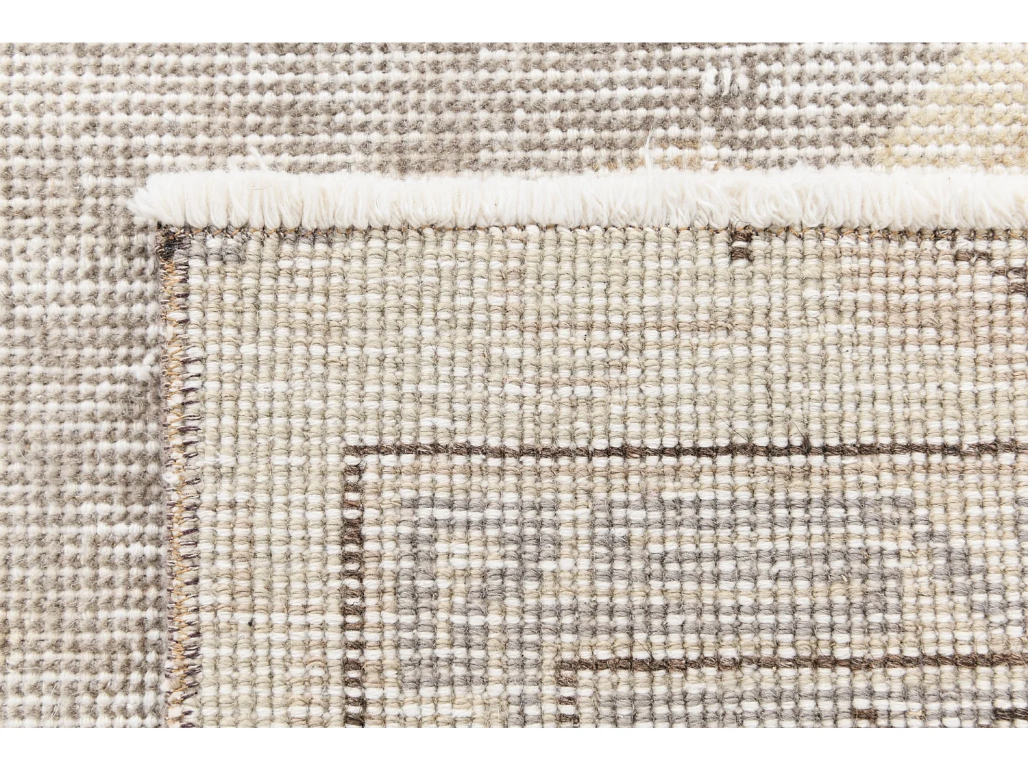 Tapis de laine 135x236 brun Ultra Vintage