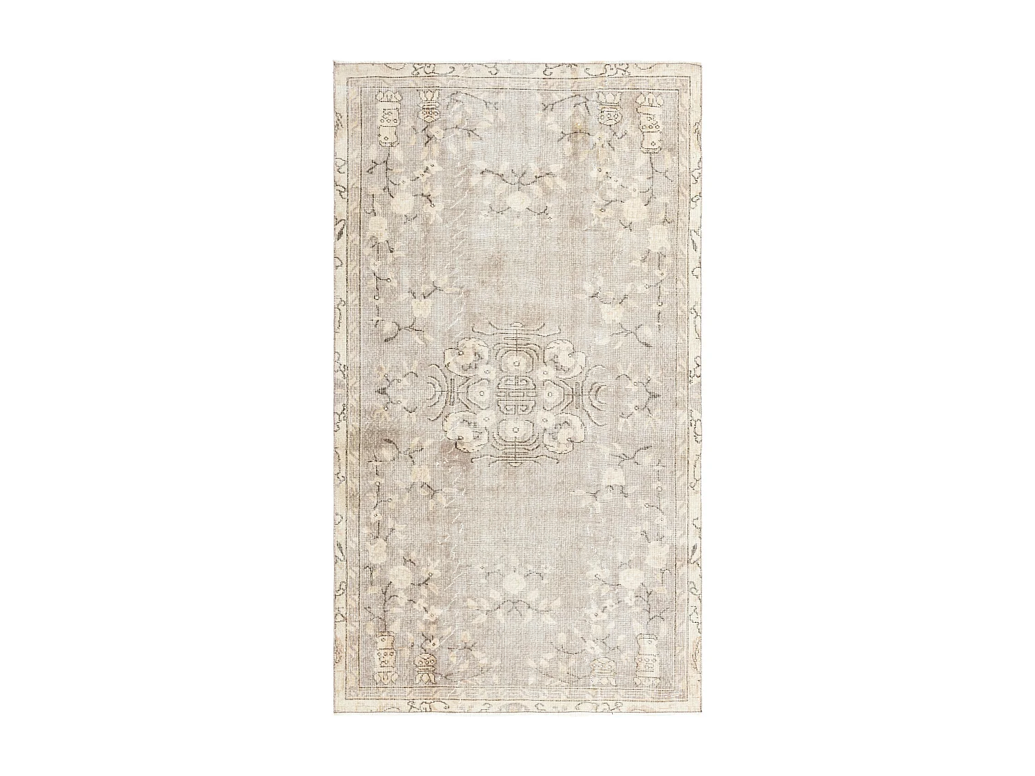 Tapis de laine 135x236 brun Ultra Vintage