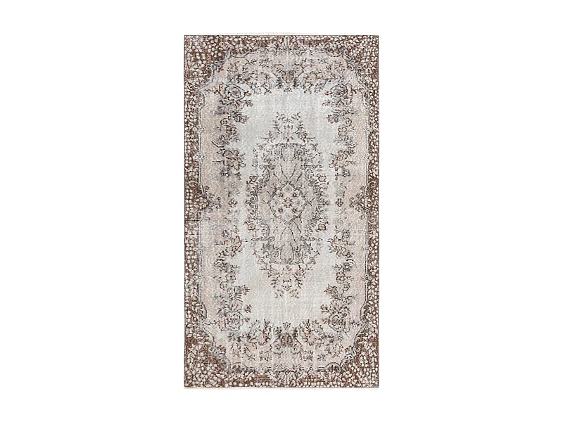 Wollteppich 130x231 Grau Ultra Vintage