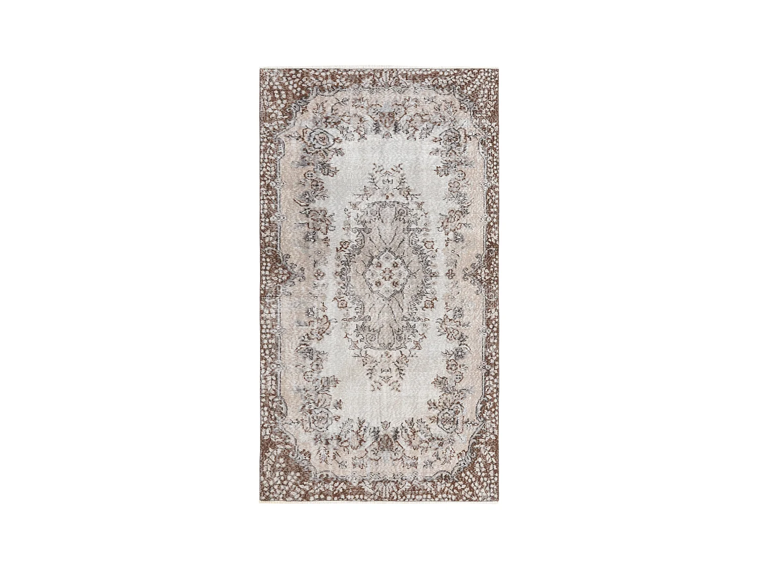 Tapis de laine 130x231 gris Ultra Vintage