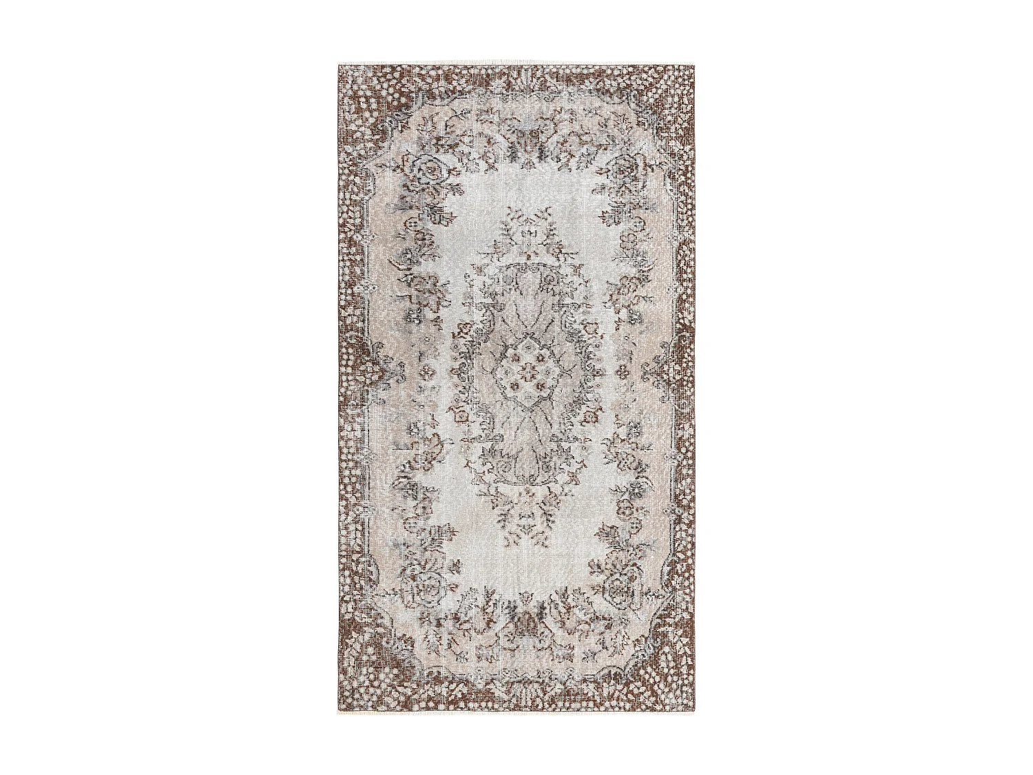 Tapis de laine 130x231 gris Ultra Vintage