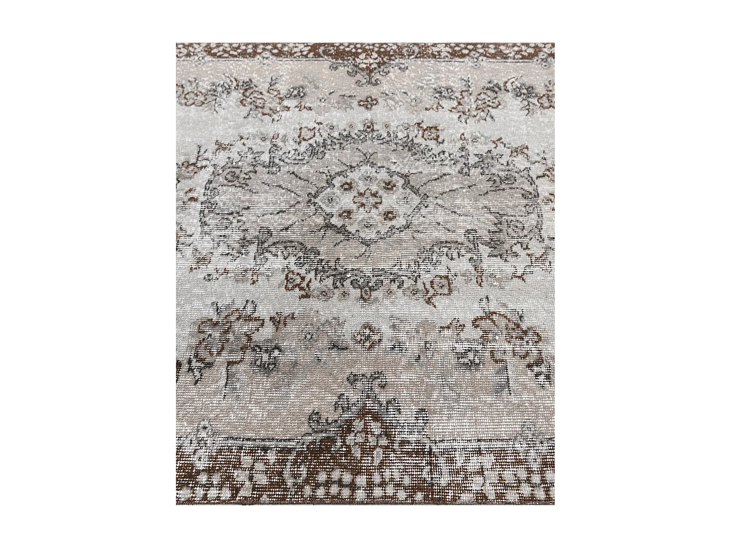 Tapis de laine 130x231 gris Ultra Vintage