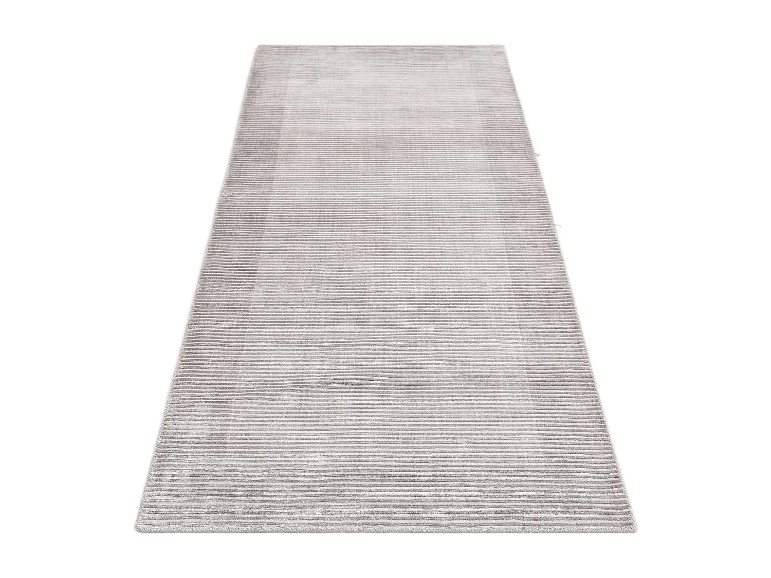 Tapis de couloir en laine 81x201 gris Darya