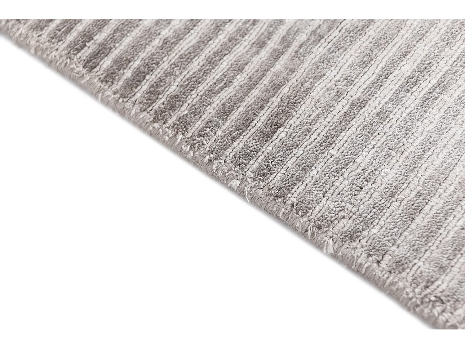 Tapis de couloir en laine 81x201 gris Darya